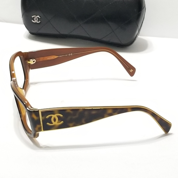 Gorgeous Authentic Chanel CC Bold statement Eyeglasses Frames - Picture 4 of 16